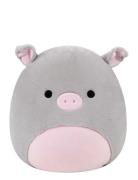 Squishmallows Squishmallows 50 Cm Fuzz A Mallows Bessa Pig Grå