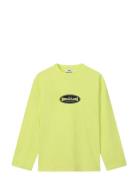 Mads Nørgaard Single Cotton Jerry Tee Ls Gul