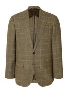 Selected Slhrelaxed-Oasis Sun Chk Blz Brun