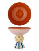Bloomingville Bob Pedestal Bowl Multi/patterned