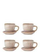 Bloomingville Brenta Cup W/Saucer Rosa