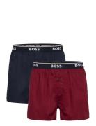 BOSS 2P Boxer Shorts Ew Röd