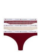 Tommy Hilfiger Gift 3 Pack Thong Prt Multi/patterned