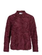 Vila Vimisanja L/S Shirt Burgundy