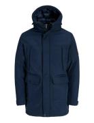 Jack & J S Jjfinn Softshell Parka Marinblå