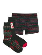 Jack & J S Jacxmas Reindeer Giftbox Multi/patterned