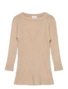 Name It Nmfrikine Ls Knit Dress Pb Beige