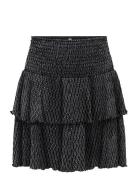 Kids Only Kogqueen Glitter Layered Skirt Bf Jrs Svart