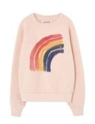 THE ANIMALS OBSERVATORY Rainbow Shark Sweatshirt Rosa