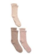 Minymo Wool Socks 3-Pack Multi/patterned