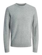Jack & J S Jprblulambswool Knit Crew Neck Grå
