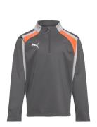 PUMA Individualliga 1/4 Zip Top Jr Grå