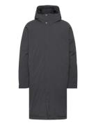 Revolution Long Puffer Jacket Grå