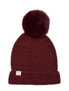 Mp Denmark Svaneke Beanie - Pompon Burgundy