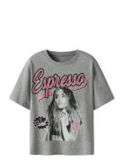 Name It Nkfodassa Cicons Ss Nreg Top Box Sky Grå