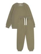 Minymo Sweat Set Khaki Green
