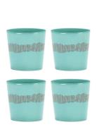 Serax Coffee Cup 25Cl Azure-Stripes Red Feast By Ottolenghi Set/4 Blå