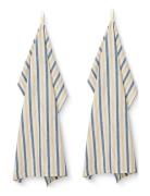 STUDIO FEDER Penny Tea Towel 2- Pack Blå