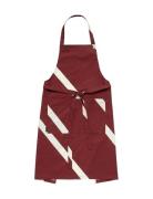Marimekko Home Basso Apron Burgundy
