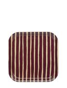 Marimekko Home Piccolo Tray 20X20 Cm Burgundy