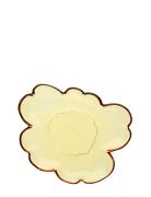 Marimekko Home Unikko Shape Glass Plate 20 Cm Gul