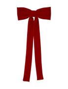 Becksöndergaard Velvet Bow Hair Clip Röd