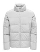 ONLY & SONS Onsglobal Puffer Jacket Cs Otw Grå