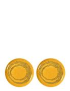 Serax Plate L Yellow-Dots Black Feast By Ottolenghi Set/2 Gul