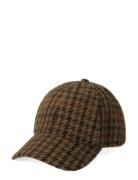 Polo Ralph Lauren Checked Wool Tweed Ball Cap Brun