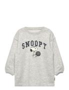 Mango Snoopy Sweatshirt Dress Grå