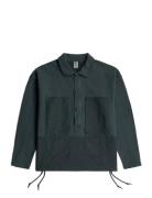 G-Star Washed Fabric Mix Loose Sw Blå