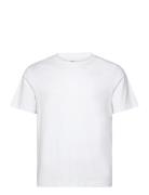 Weekday Short Boxy Heavyweight T-Shirt Vit