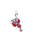 Pandora Love Lobster Sterling Silver Double Dangle With Clear Cubic Zi...