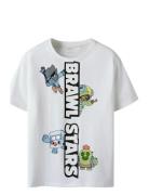 Name It Nkmjok Brwlst Ss Nreg Top Box Noos Bfu Vit