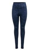 Only Play Onpjam-2-Fire Hw Aop Pck Train Tight Marinblå