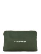 STUDIO FEDER Celia Toiletry Bag - Canvas Grön