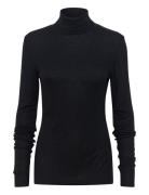 Kaffe Karonia Rollneck T-Shirt Svart