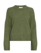 MSCH Copenhagen Mschmiabelle Hope Pullover Emb Khaki Green