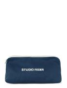 STUDIO FEDER Celia Mini Toiletry Bag - Canvas Marinblå