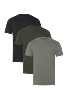 AllSaints Brace Ss Crew 3 Pk Multi/patterned