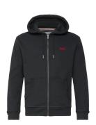 Superdry Essential Logo Zip Hoodie Hb Marinblå