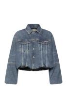Calvin Klein Jeans Denim Bubble Jacket Tinted Orcha Blå