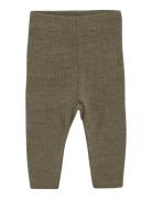 CeLaVi Leggings - Knitted Khaki Green