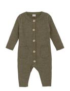 CeLaVi Jumpsuit - Knitted Khaki Green