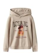 Name It Nkfrycca Ls Nreg Sweat Wh Bru Box Beige