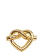 Jane Koenig Tied Heart Stud Guld