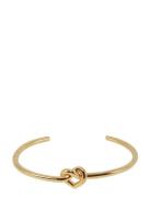 Jane Koenig Tied Heart Armring Medium Guld