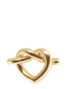 Jane Koenig Big Tied Heart Stud Guld