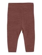 CeLaVi Leggings - Knitted Burgundy