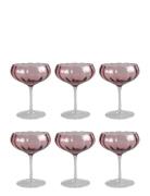 Specktrum Meadow Cocktail Glass - 6 Pack Rosa